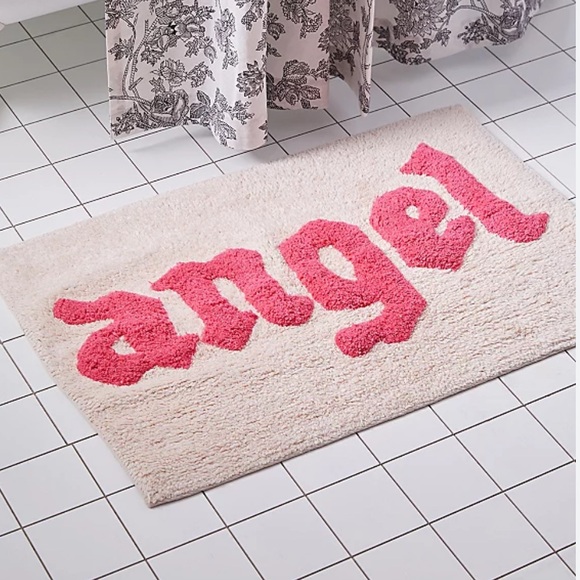 NWT Urban Outfitters Angel Bath Mat - Picture 1 of 9